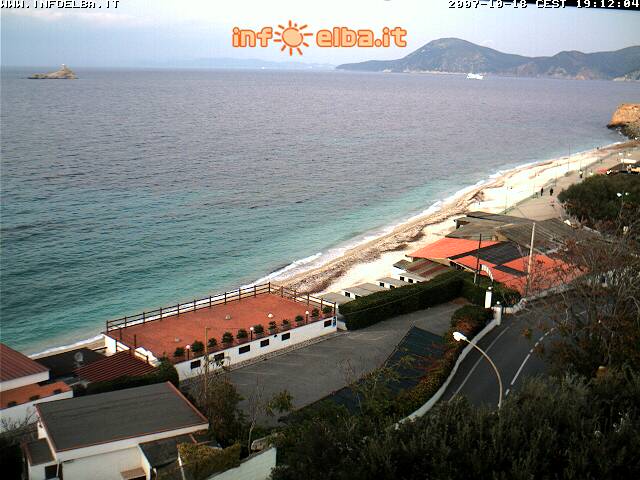 Webcam , Elba, Portoferraio Strand